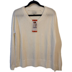 Lucky Brand “Marshmallow” V-Neck Sweater – Women’s Medium -NWT